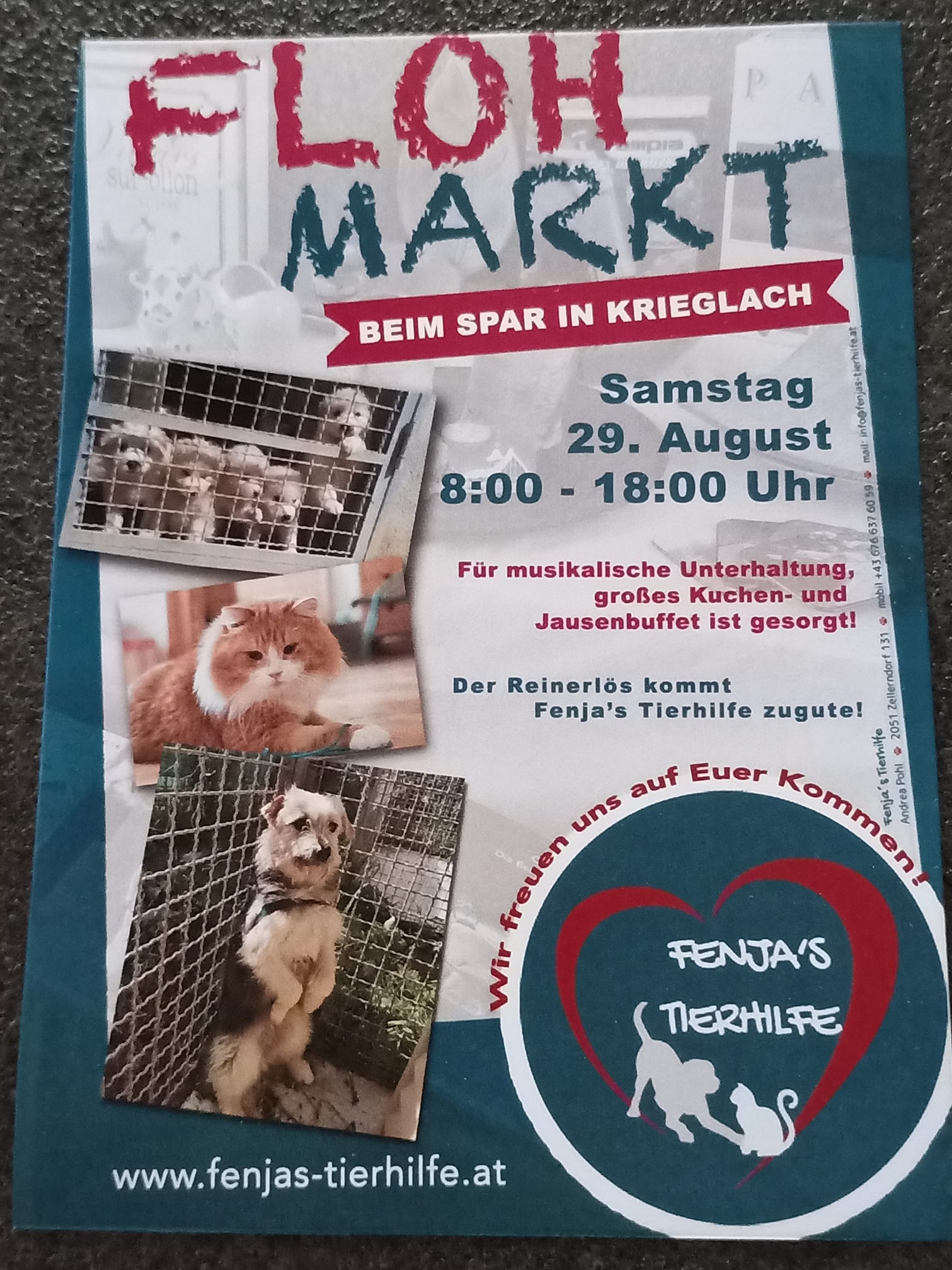 Flohmarkt am Samstag, 29. August 2020